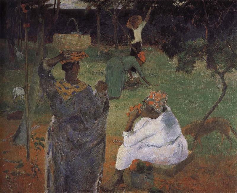 Paul Gauguin Mining mango woman Germany oil painting art